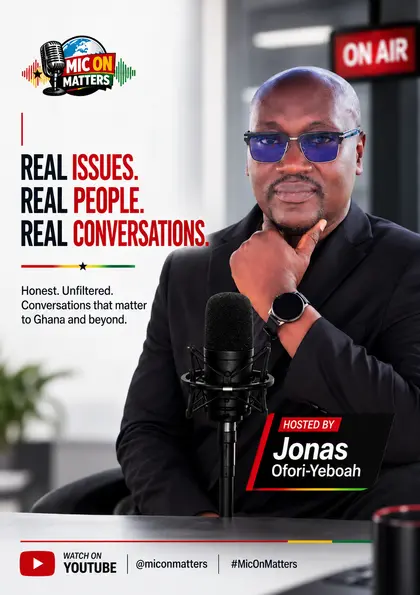 Mic On Matters programme artwork