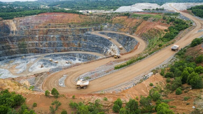 Open-pit operations at Perseus Mining’s Edikan Gold Mine in Ghana